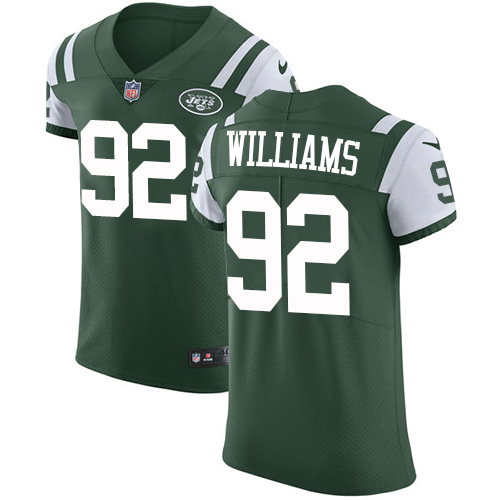 Nike Jets #92 Leonard Williams Green Team Color Men's Stitched NFL Vapor Untouchable Elite Jersey